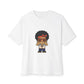 Afro Disco Mood Unisex Oversized Boxy Tee Printify