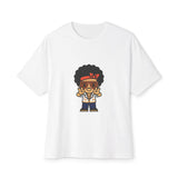Afro Disco Mood Unisex Oversized Boxy Tee Printify