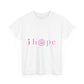 Pink Hope Smile Unisex Heavy Cotton Tee - snazzymerch