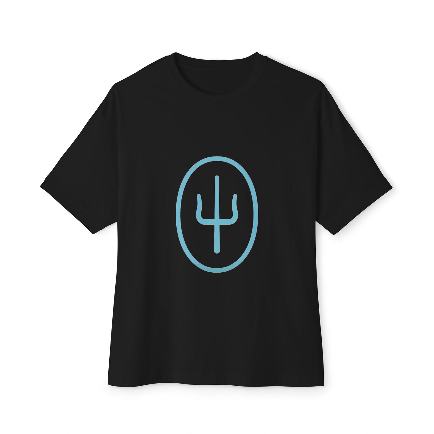 Split Mark Unisex Oversized Boxy Tee - snazzymerch