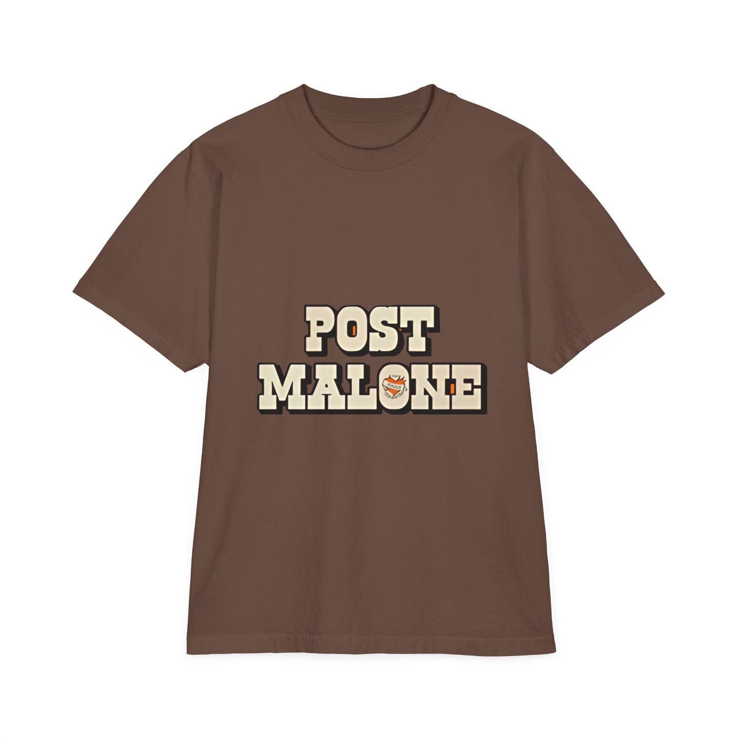 Unisex Garment-Dyed Drop-Shoulder T-Shirt – Post Malone Bold Design Printify