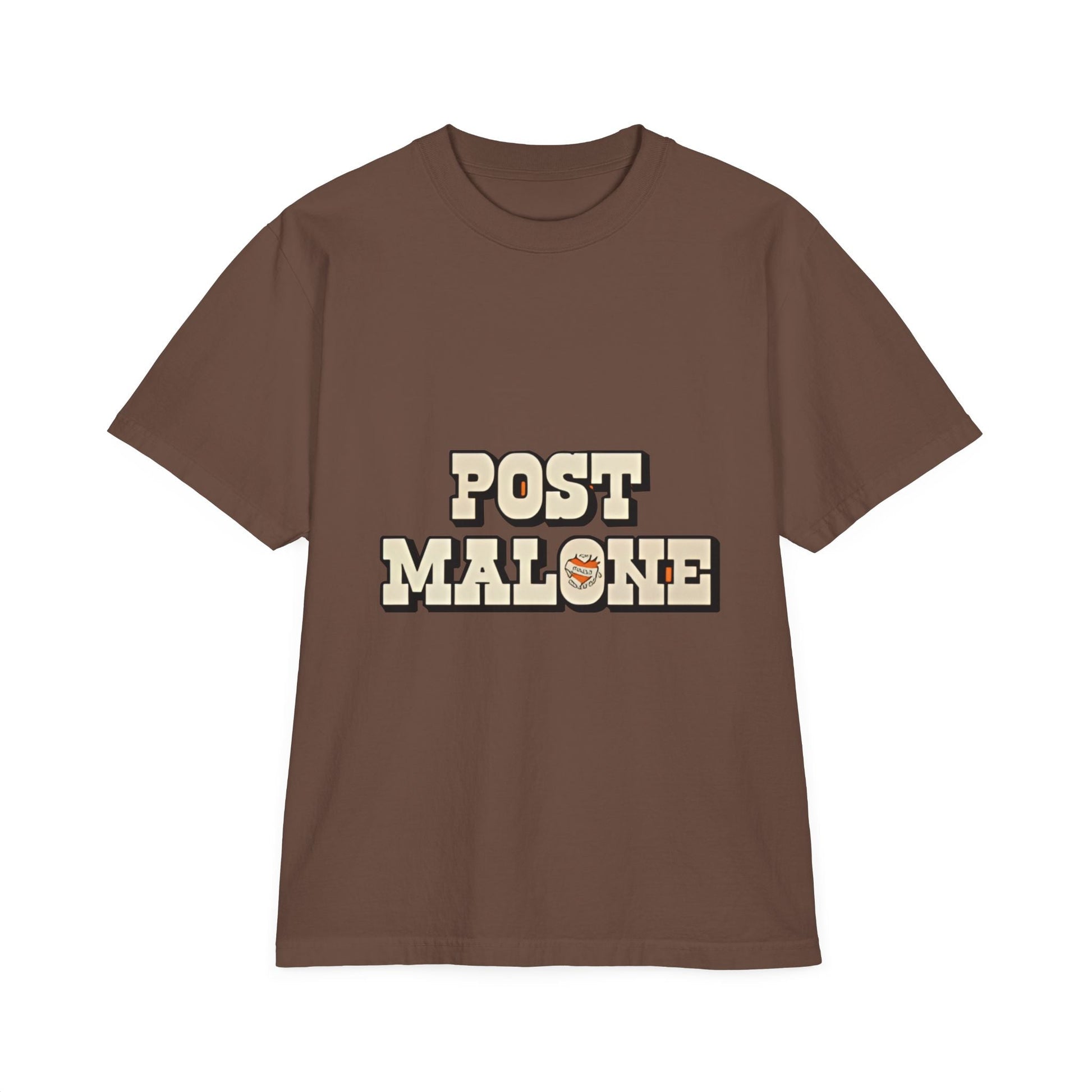 Unisex Garment-Dyed Drop-Shoulder T-Shirt – Post Malone Bold Design Printify