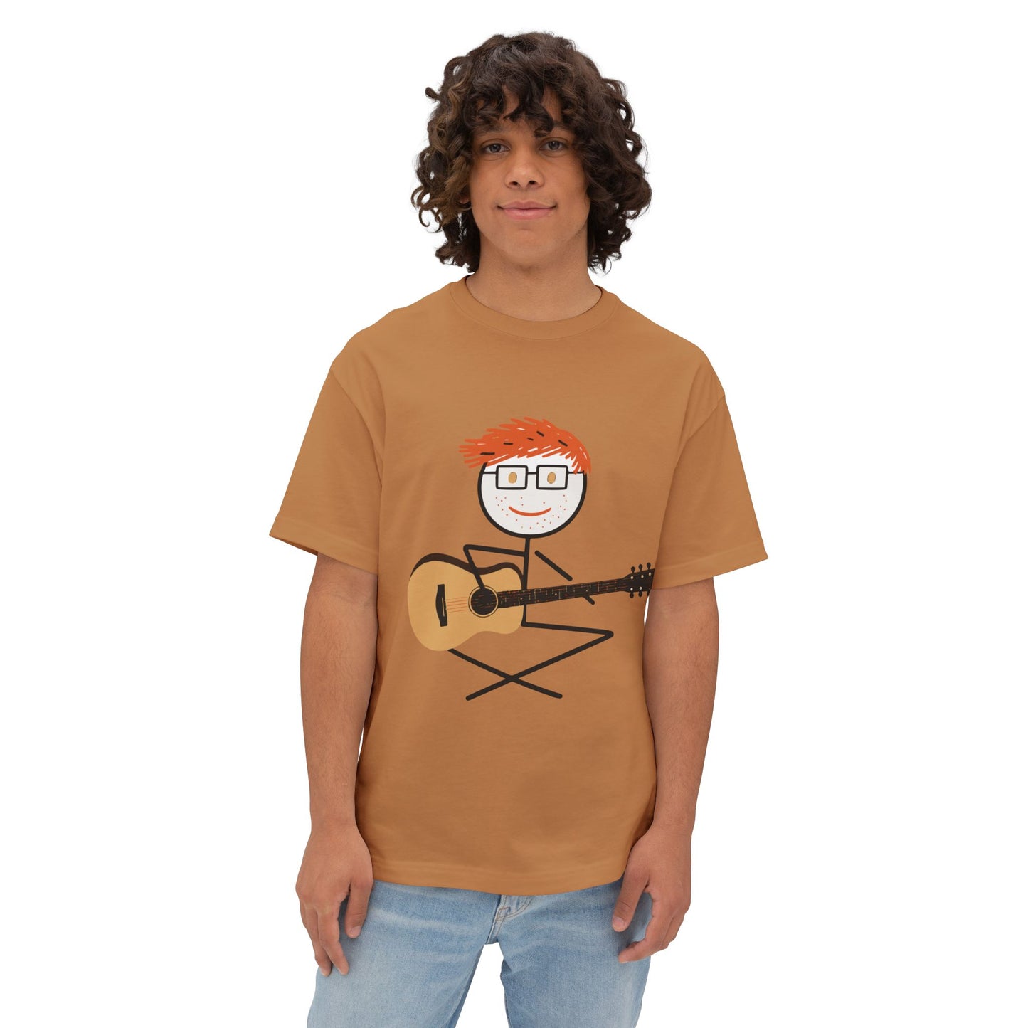 Ed Sheeran Guitar Boxy Tee | Oversized Fit