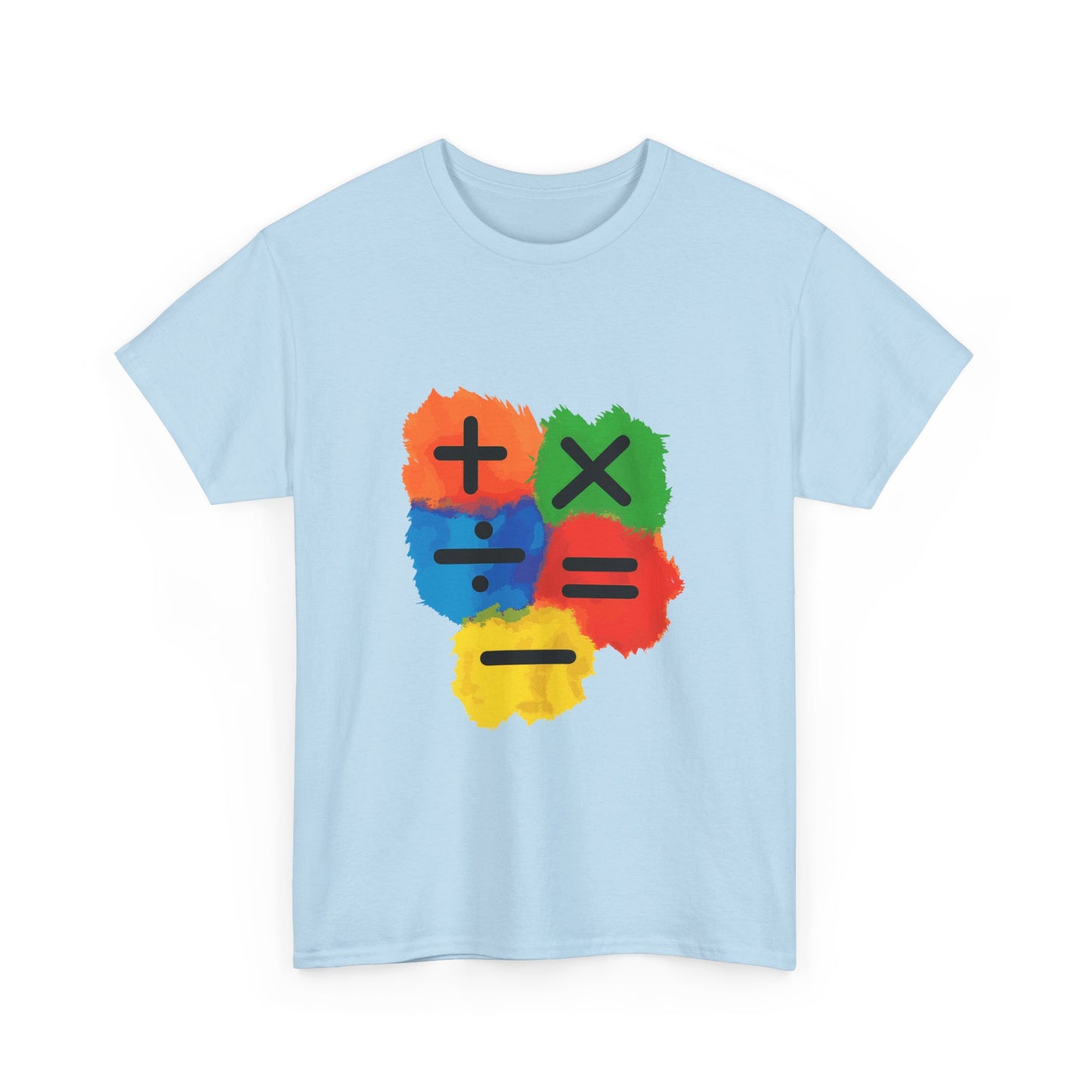 Orange Equals Symbol Unisex Heavy Cotton Tee Printify