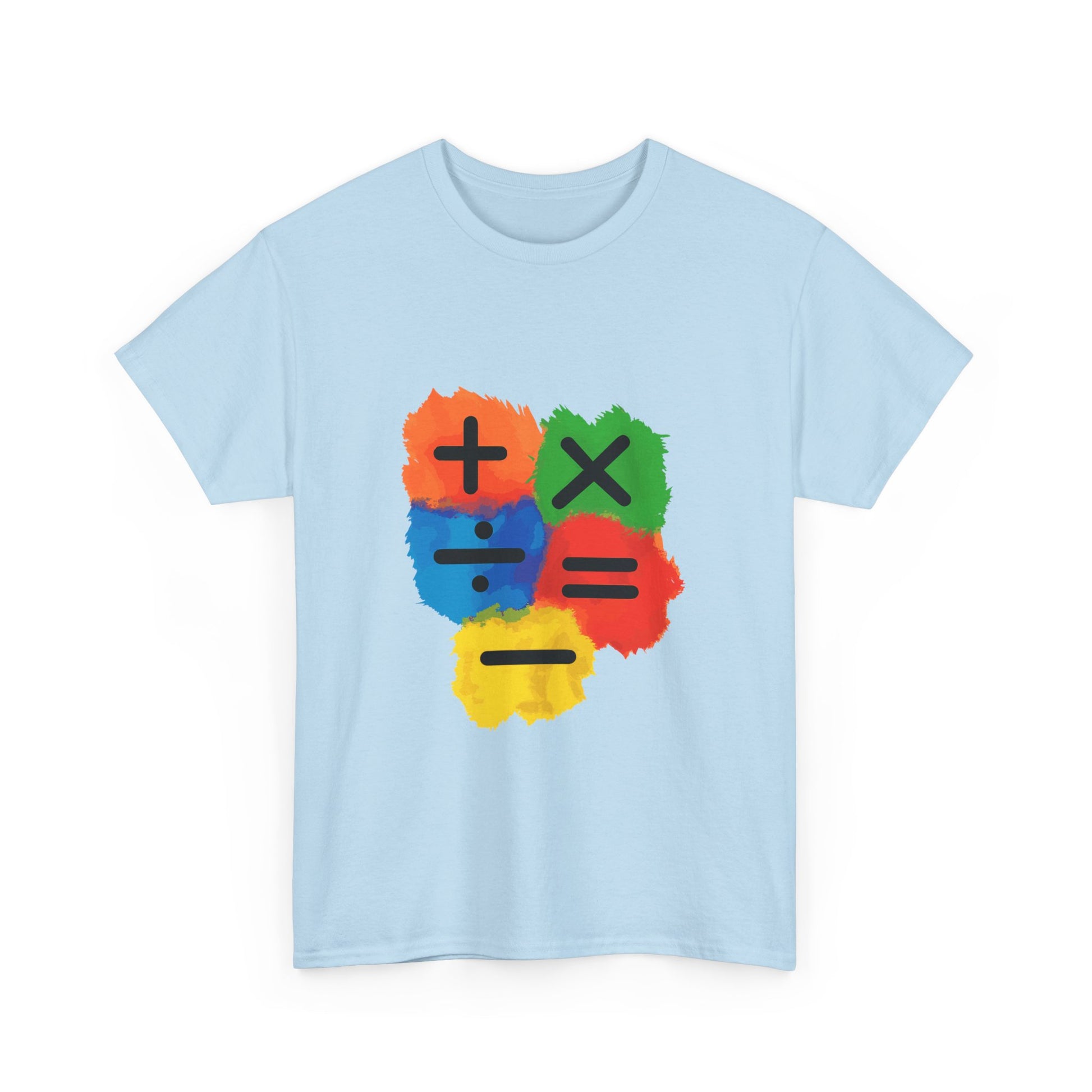 Orange Equals Symbol Unisex Heavy Cotton Tee Printify