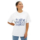 Act F*cking Nice Quote-Unisex Oversized Tee Printify