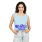 World Tour Bubble Letter-Dyed Tank Top Printify
