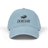 Red Typography Denim Hat (Embroidery) - snazzymerch