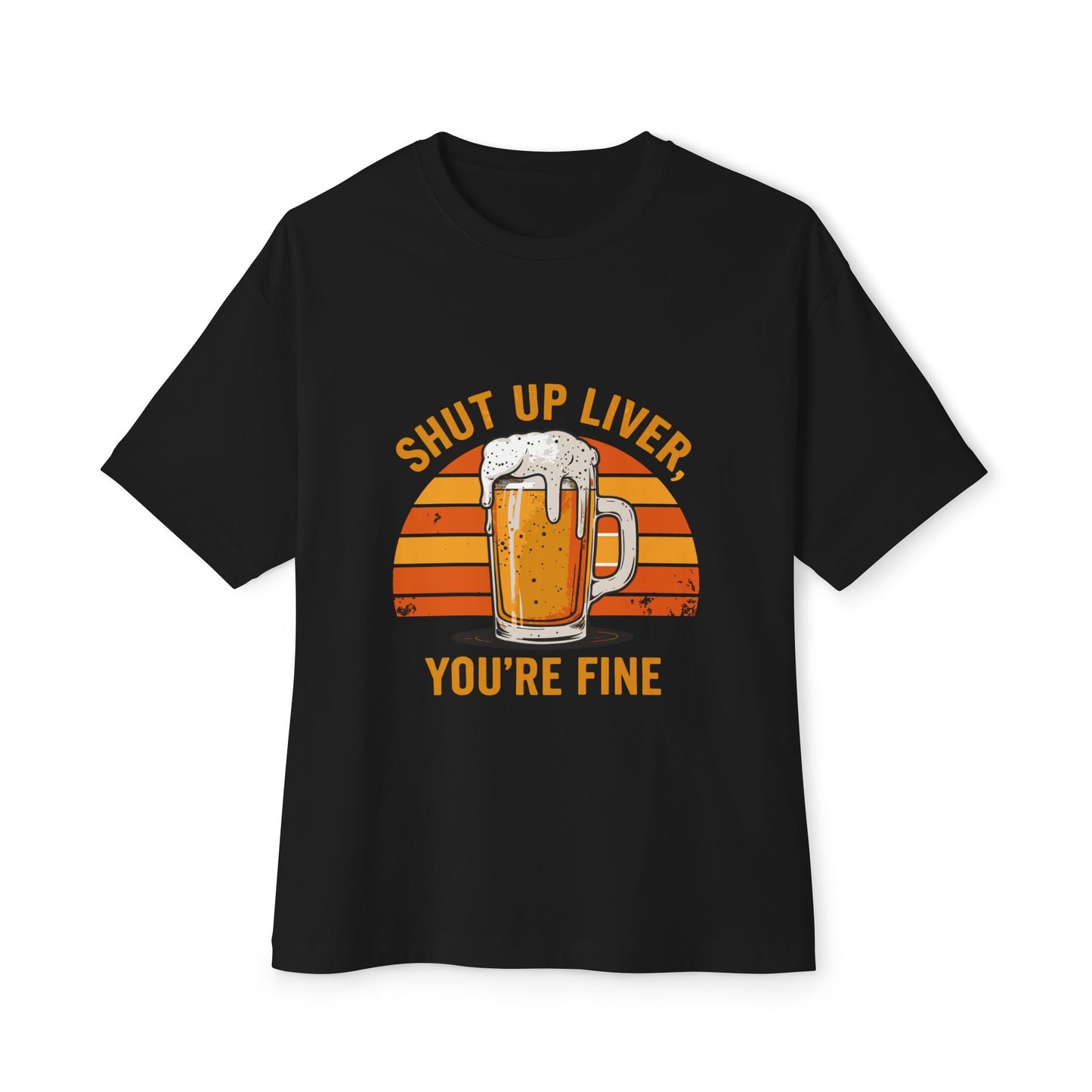 Oversized boxy Tee – Snazzy You're fine Edition Printify