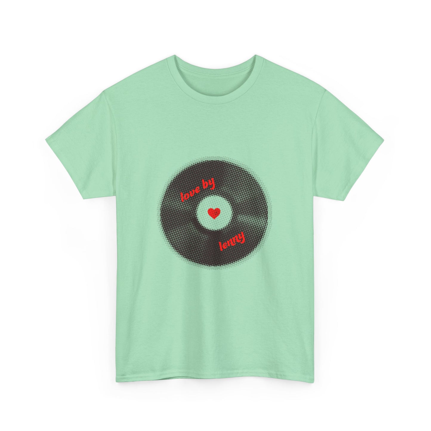 Vinyl Love Spin Unisex Heavy cotton tee Printify