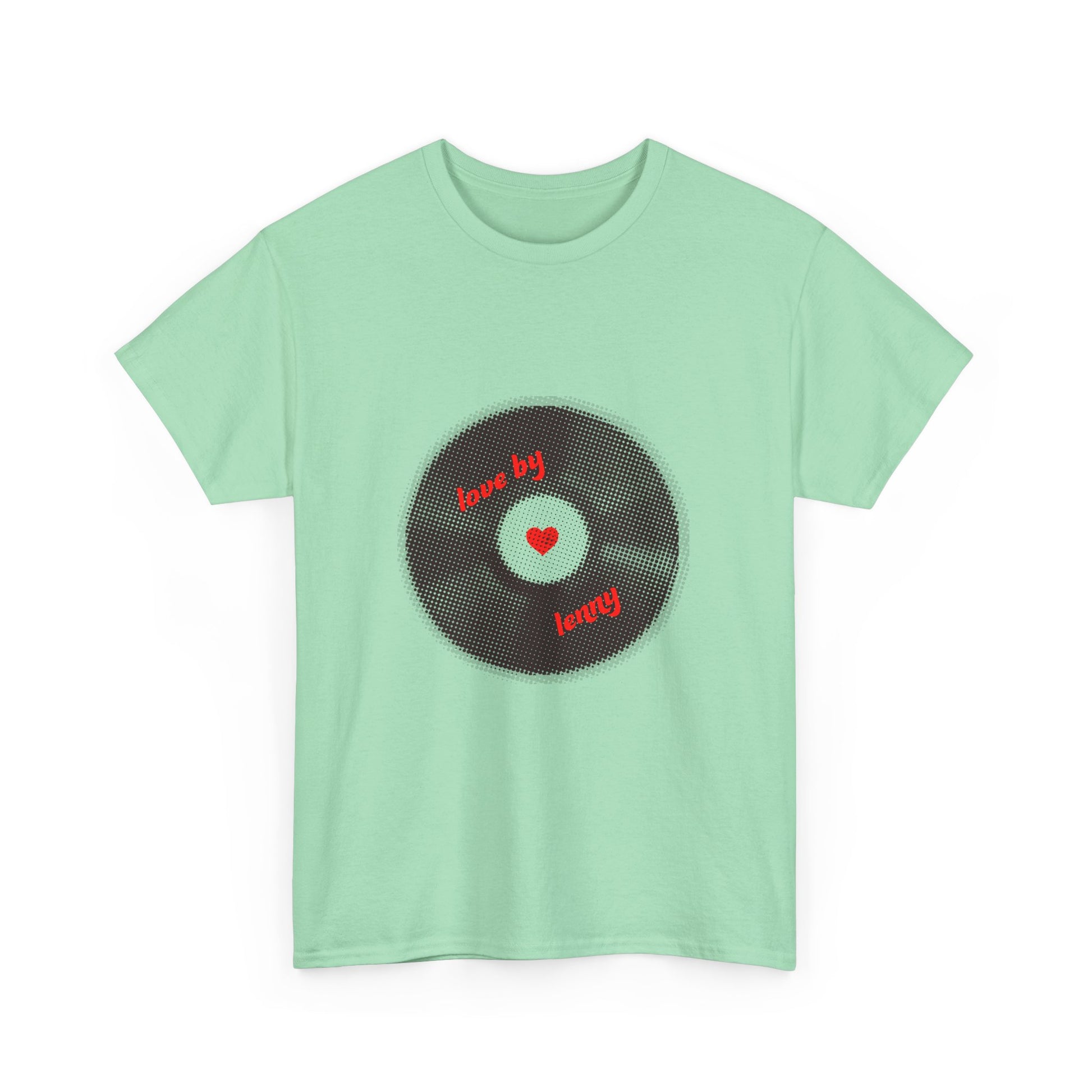 Vinyl Love Spin Unisex Heavy cotton tee Printify