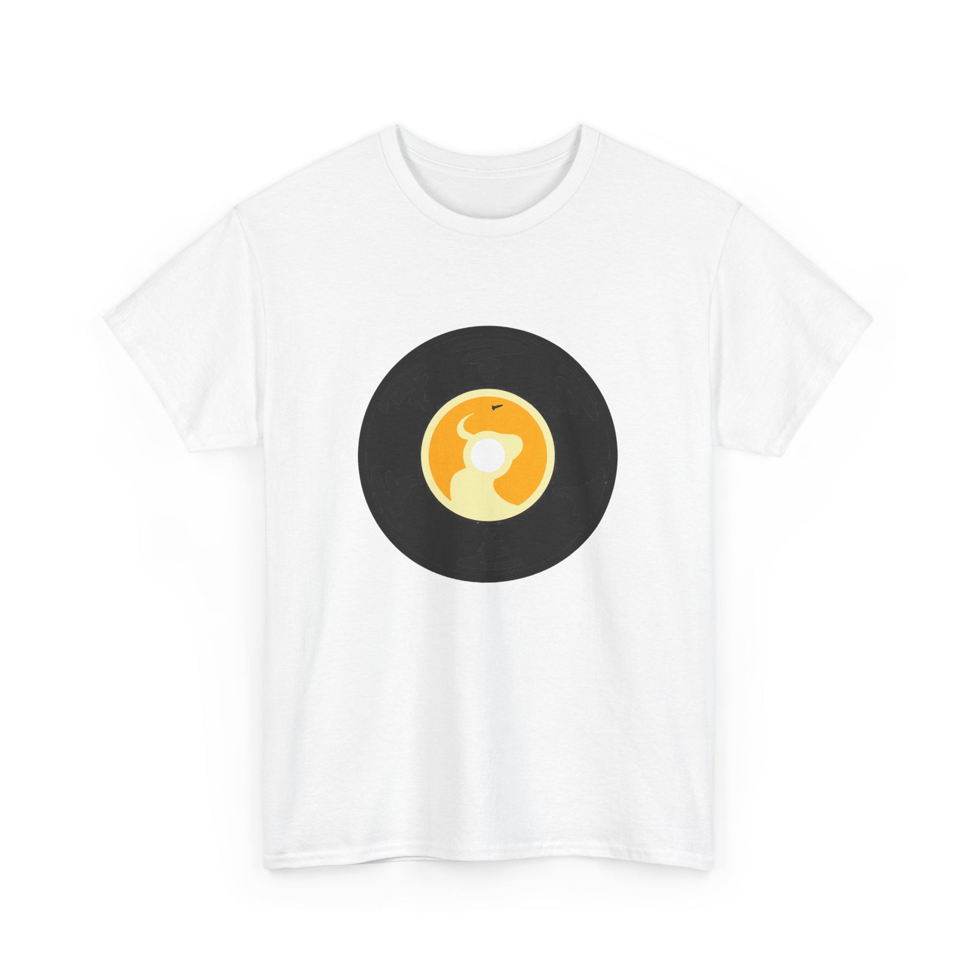 Crypto Rodeo Round Unisex Heavy cotton Tee Printify