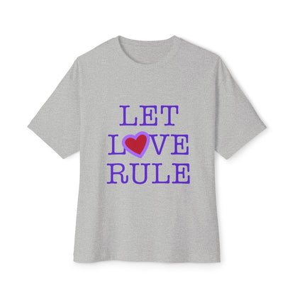 Let Love Rule (Remix) Unisex Oversized Boxy tee Printify