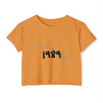 Wings of '89 Women's Festival Crop Top - snazzymerch