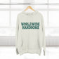 Global Handsome Typography Three-Panel Fleece Hoodie - snazzymerch