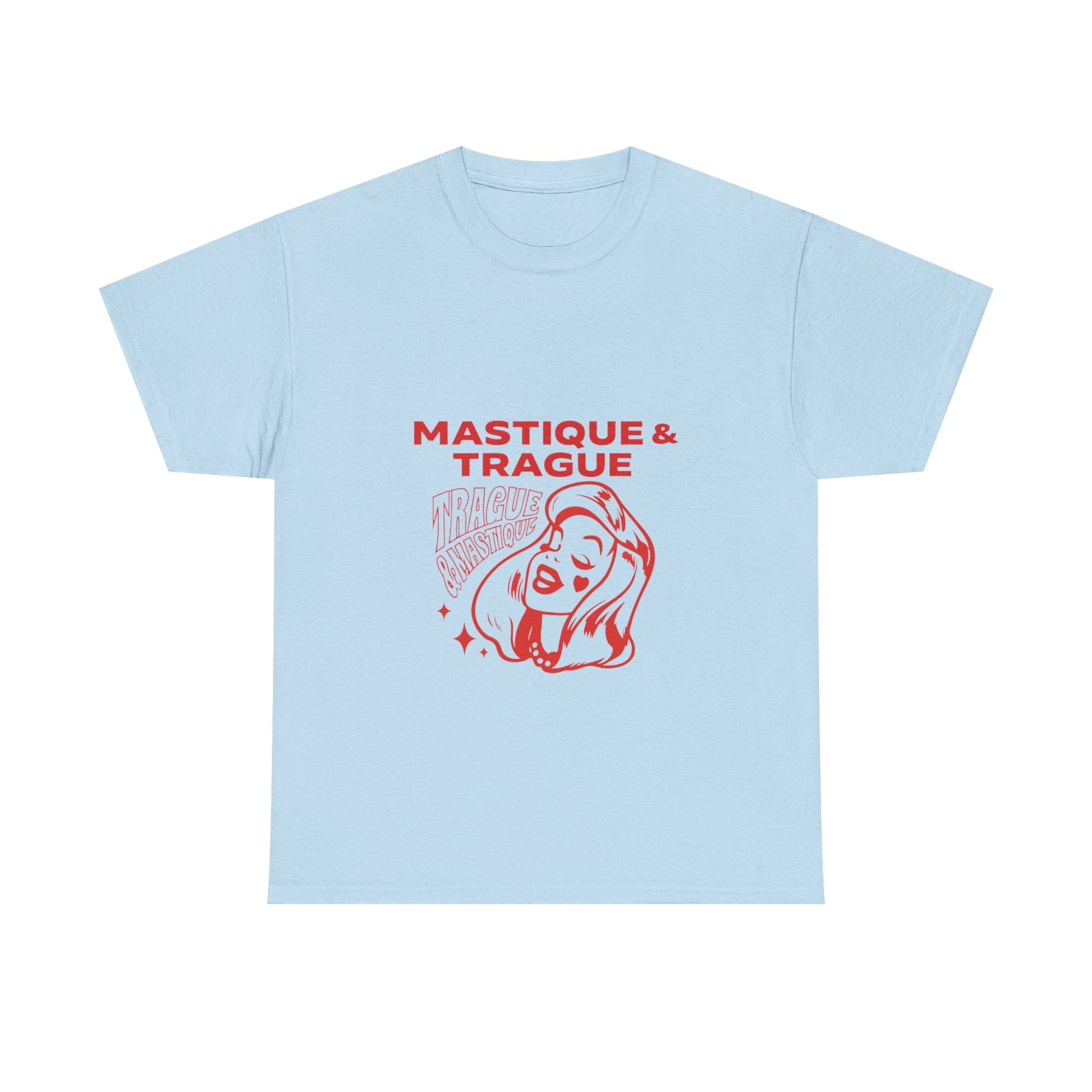 Fierce Femme in Red Unisex Heavy cotton tee Printify