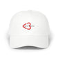 Minimal Heart Icon Classic Dad Cap - snazzymerch