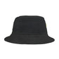 Minimalist Black Disc Outline Bucket Hat Printify
