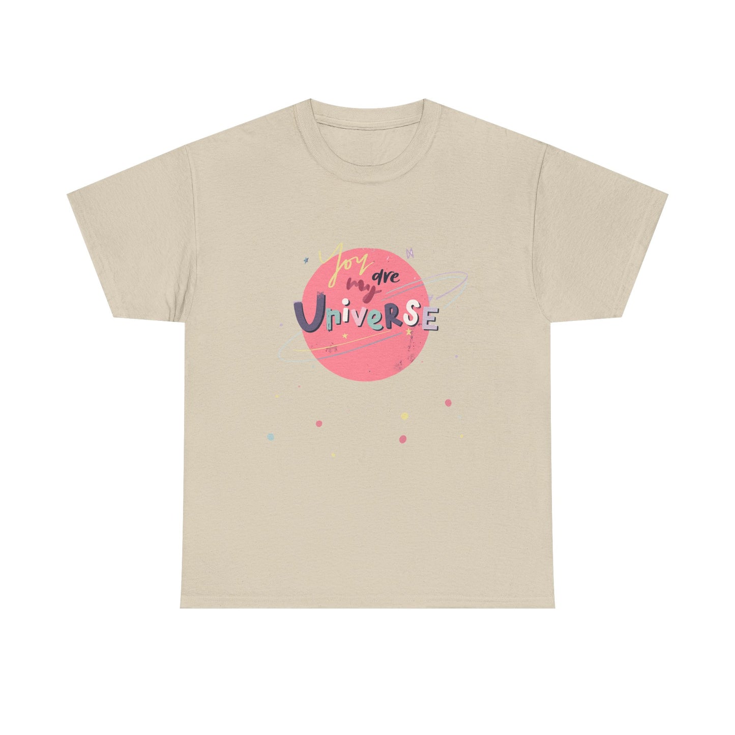 Pastel Planet & Universe Unisex Cotton Tee Printify