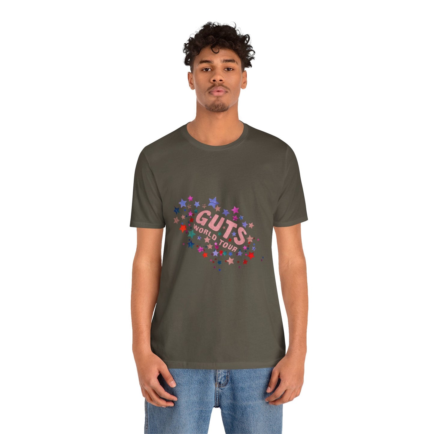 Olivia Rodrigo Unisex Jersey Short Sleeve Tee - Guts World Tour Printify