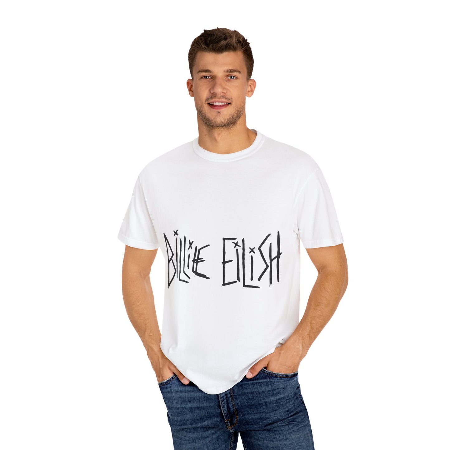 Billie Eilish Inspired Dyed T-shirt – Twisted Ink Font Edition Printify
