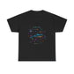 Neon Space Doodles Unisex Cotton Tee Printify