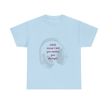 Stronger Soundwaves Unisex Heavy cotton tee Printify