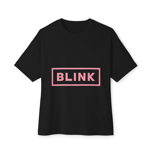 Minimal BLINK Logo – Oversized Boxy Tee Printify