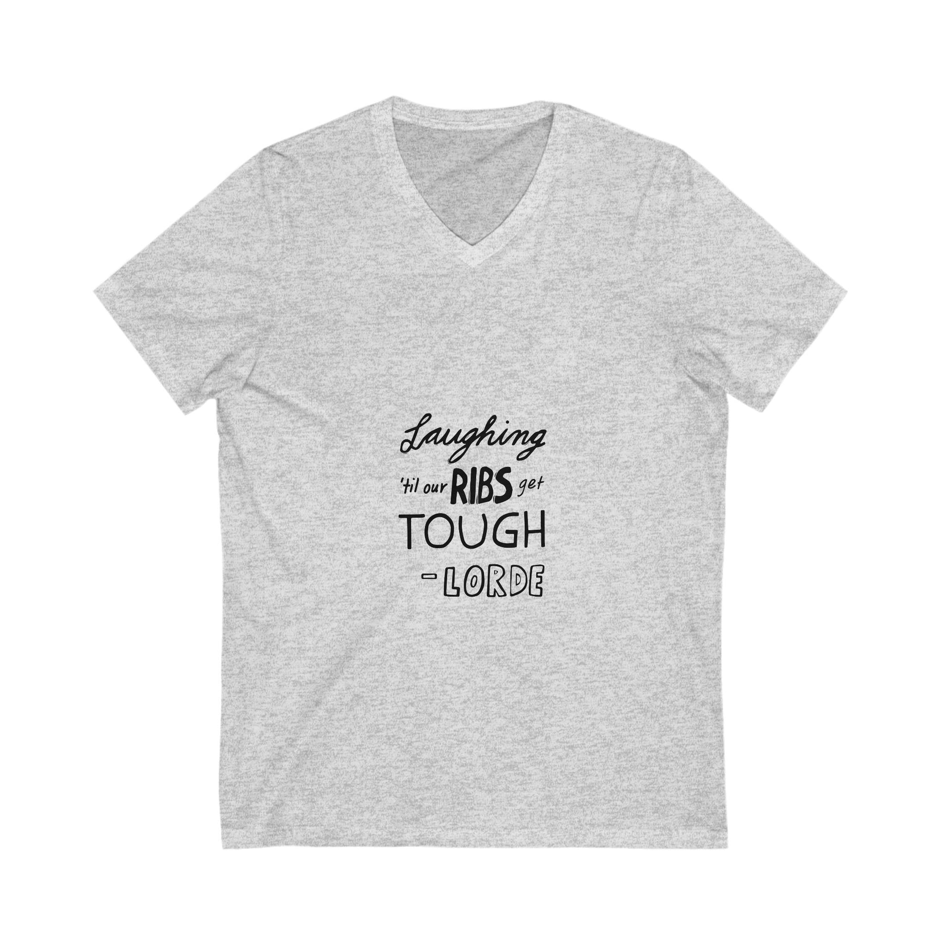 Golden Horizon Unisex Jersey Short Sleeve V-Neck Tee - snazzymerch