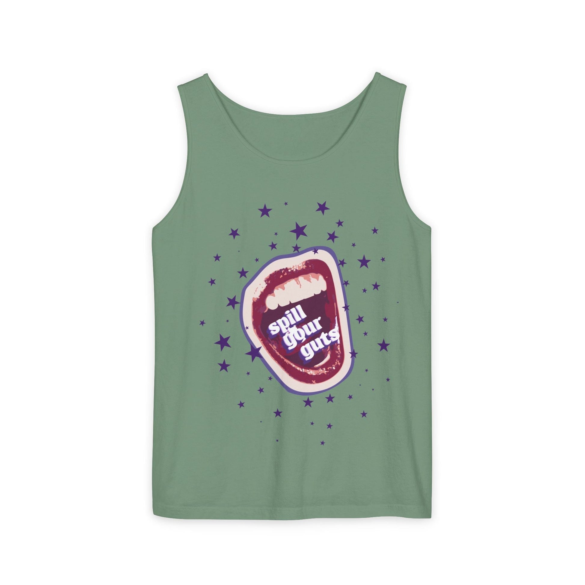 Spill Your Guts Scream-Dyed Tank Top Printify
