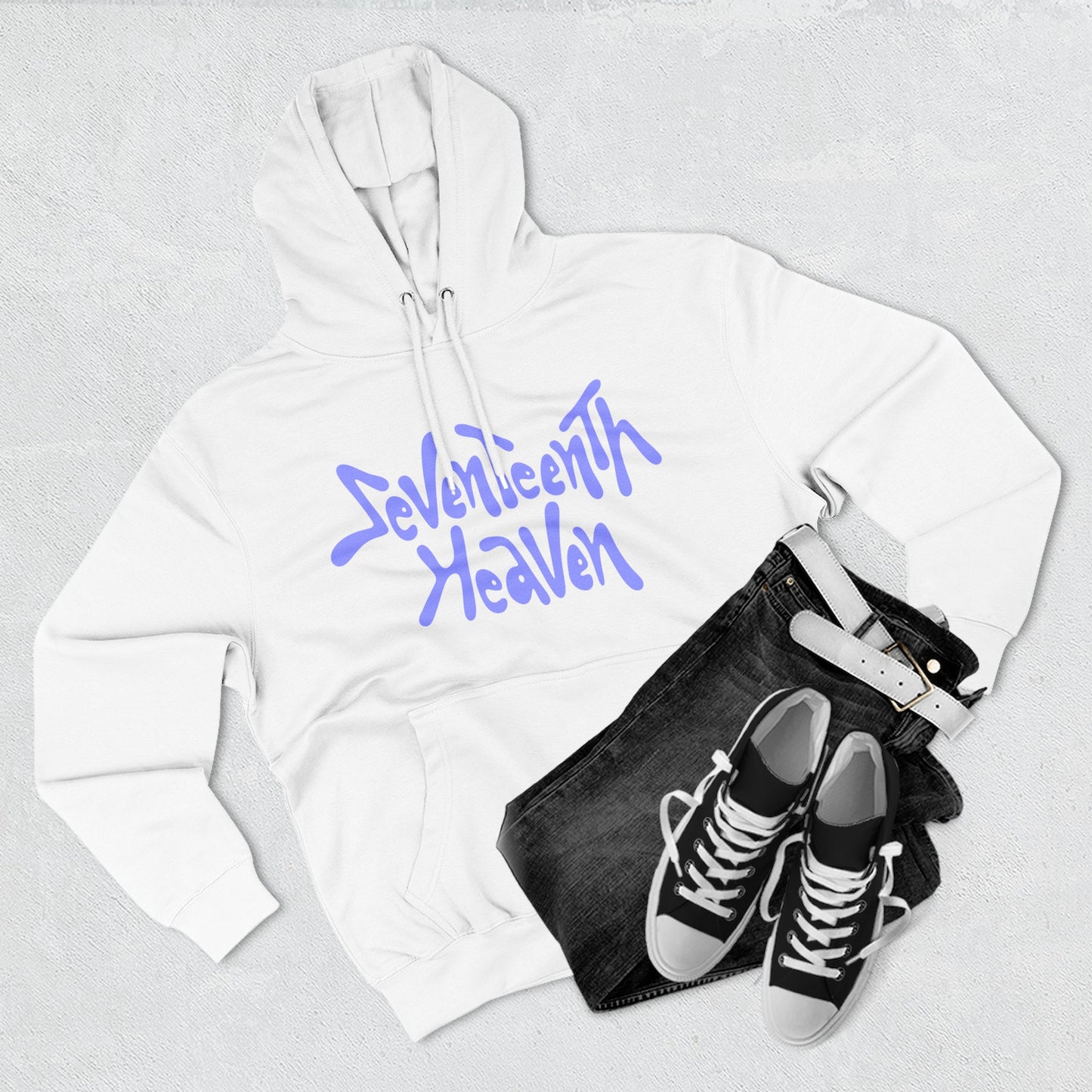 Seventeenth Heaven Three-Panel Fleece Hoodie - snazzymerch