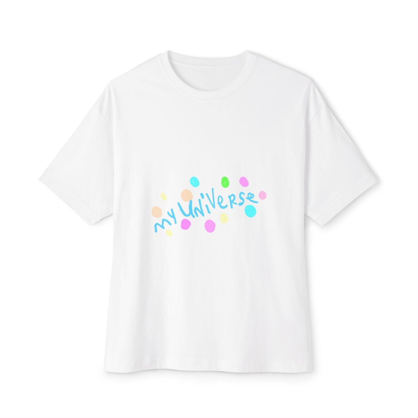 Pastel Universe Unisex Oversized Boxy Tee Printify