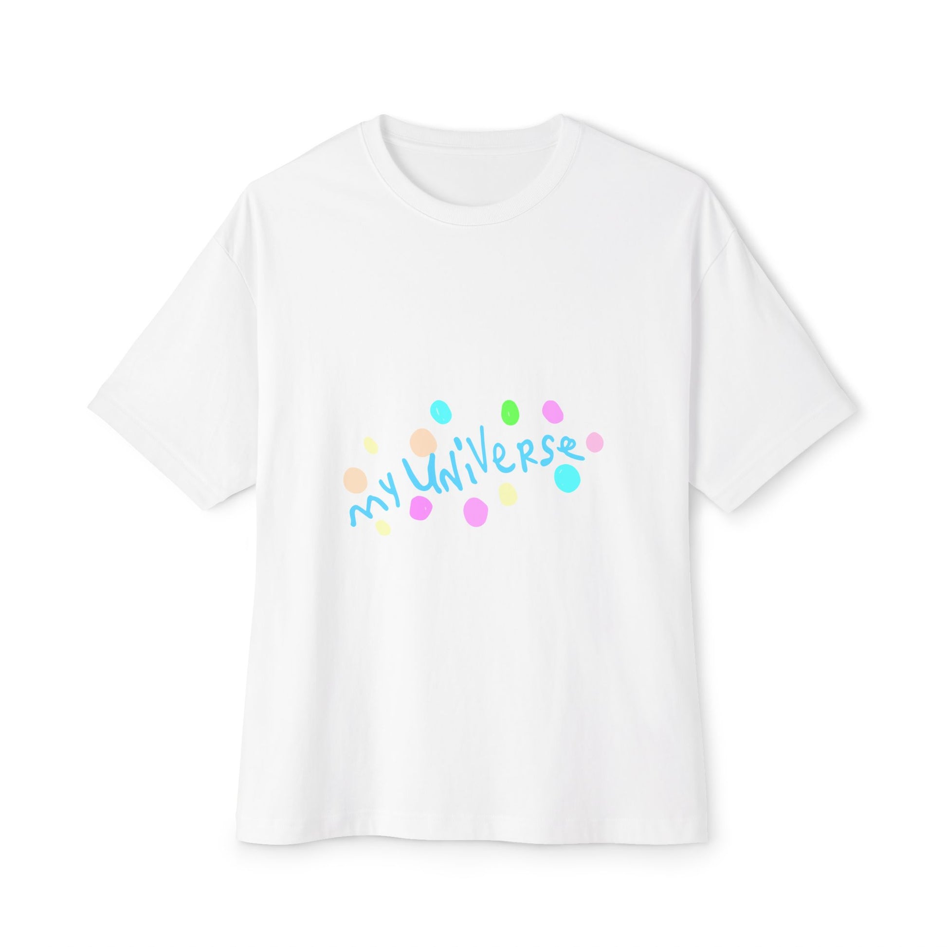 Pastel Universe Unisex Oversized Boxy Tee Printify