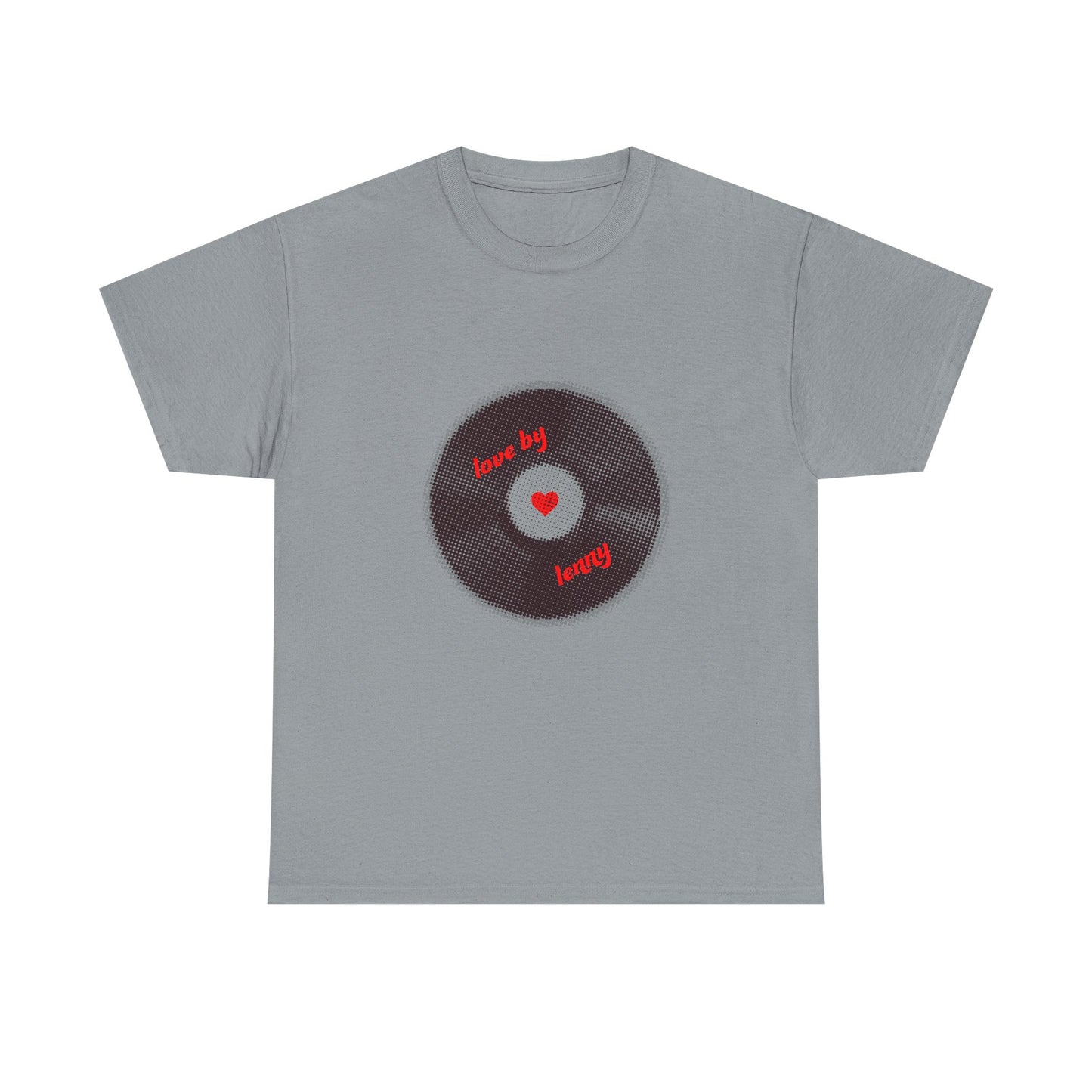 Vinyl Love Spin Unisex Heavy cotton tee Printify