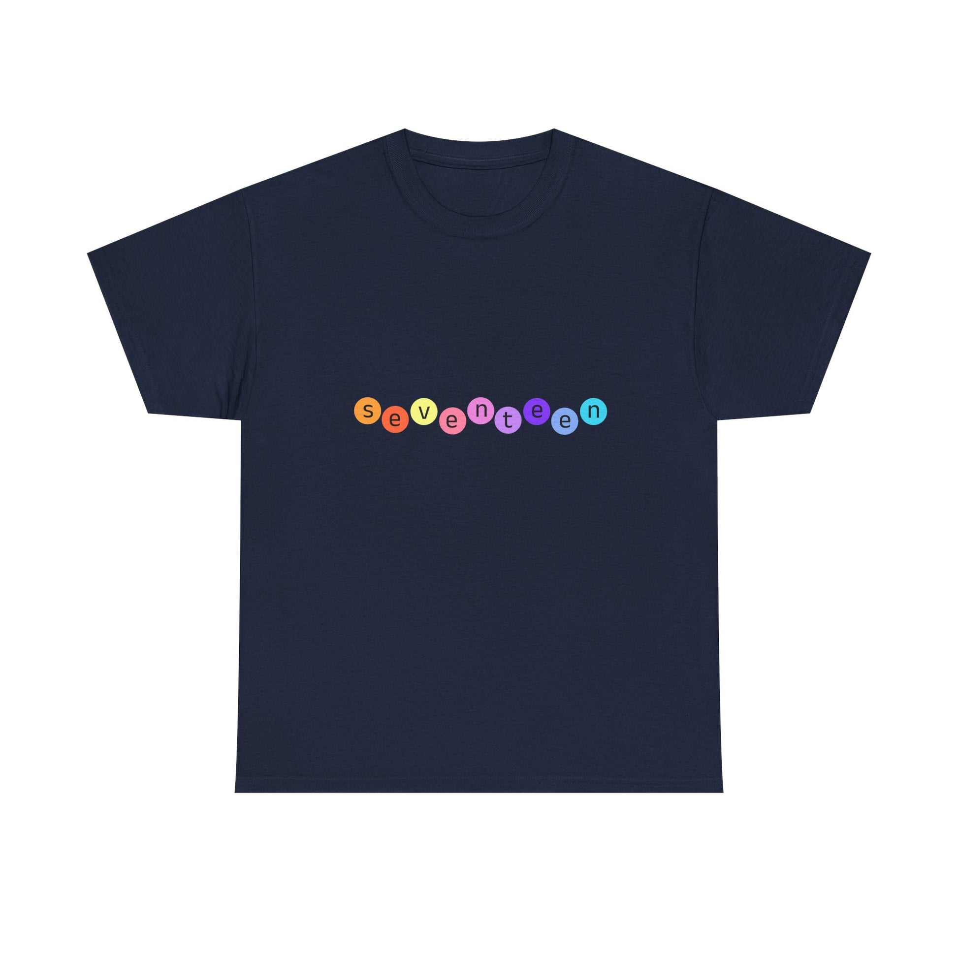 Color Pop Seventeen Unisex Heavy Cotton Tee - snazzymerch