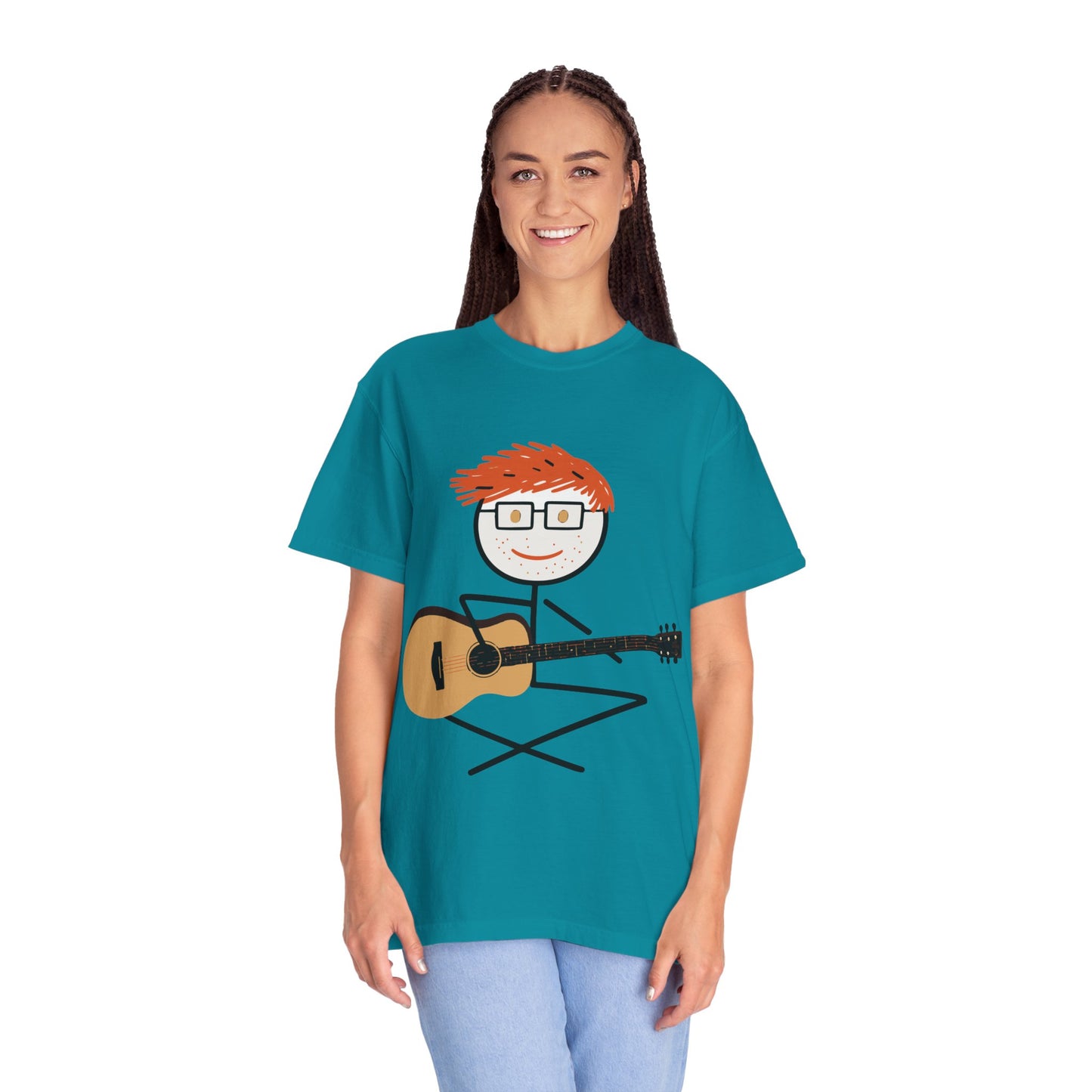 Ed Sheeran Guitar Dyed T-Shirt | Vintage Comfort