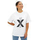 Abstract Paw and Brush Stroke Oversized Boxy Tee Printify