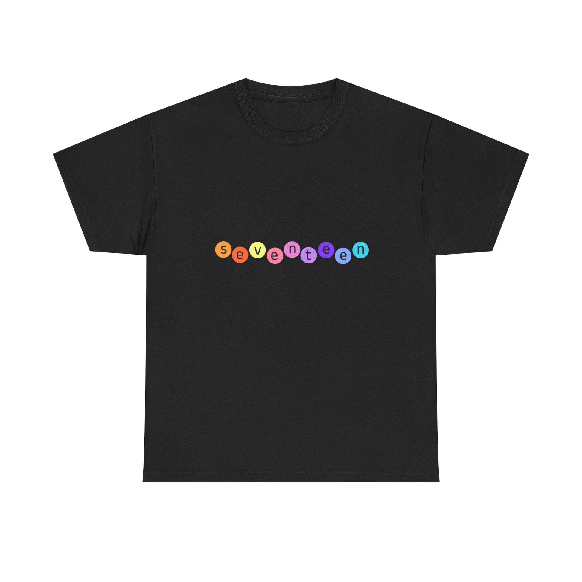 Color Pop Seventeen Unisex Heavy Cotton Tee - snazzymerch