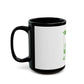 Star Frame Black Mug (11oz, 15oz) - snazzymerch