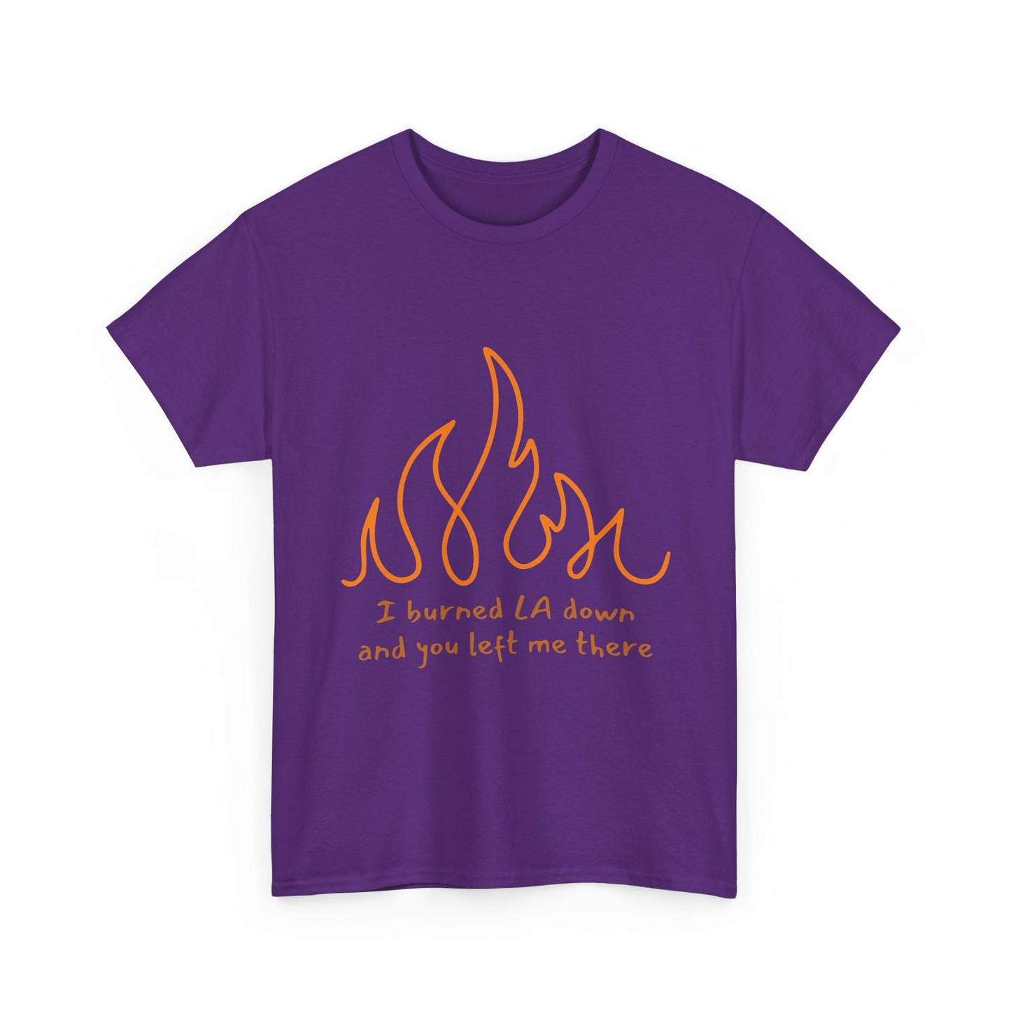 Flame Unisex Heavy Cotton Tee - snazzymerch