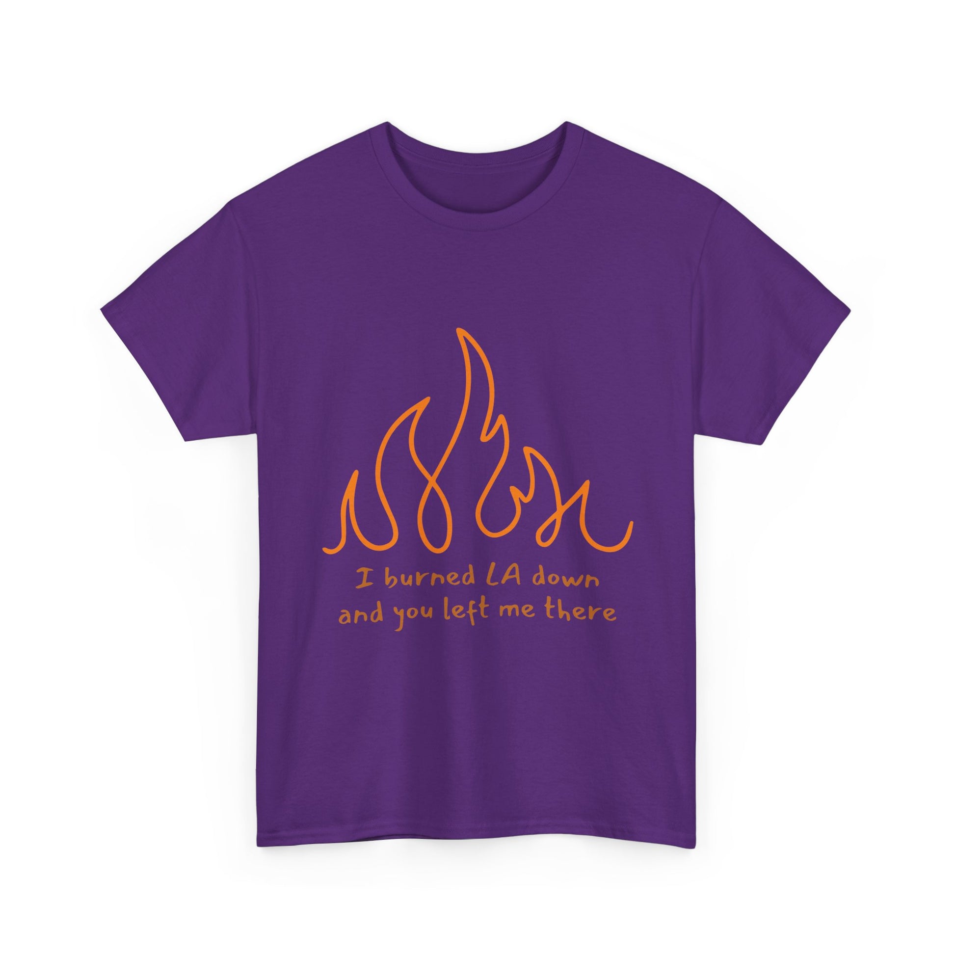 Flame Unisex Heavy Cotton Tee - snazzymerch