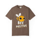 Dyed T-shirt – Snazzy Bee positive Edition Printify