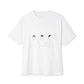 Classic White Unisex Oversized Boxy Tee - snazzymerch