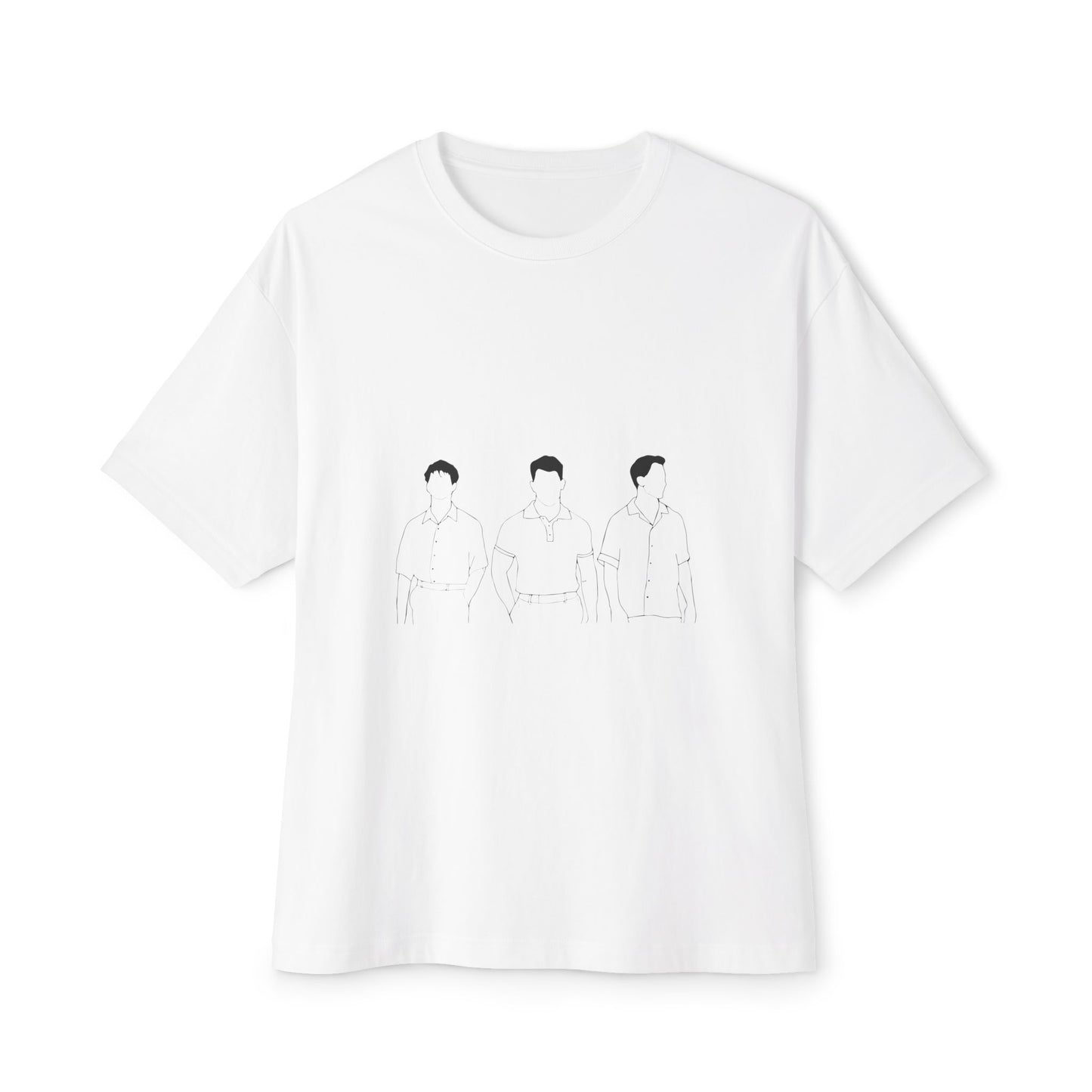 Classic White Unisex Oversized Boxy Tee - snazzymerch