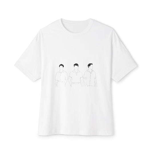 Classic White Unisex Oversized Boxy Tee - snazzymerch