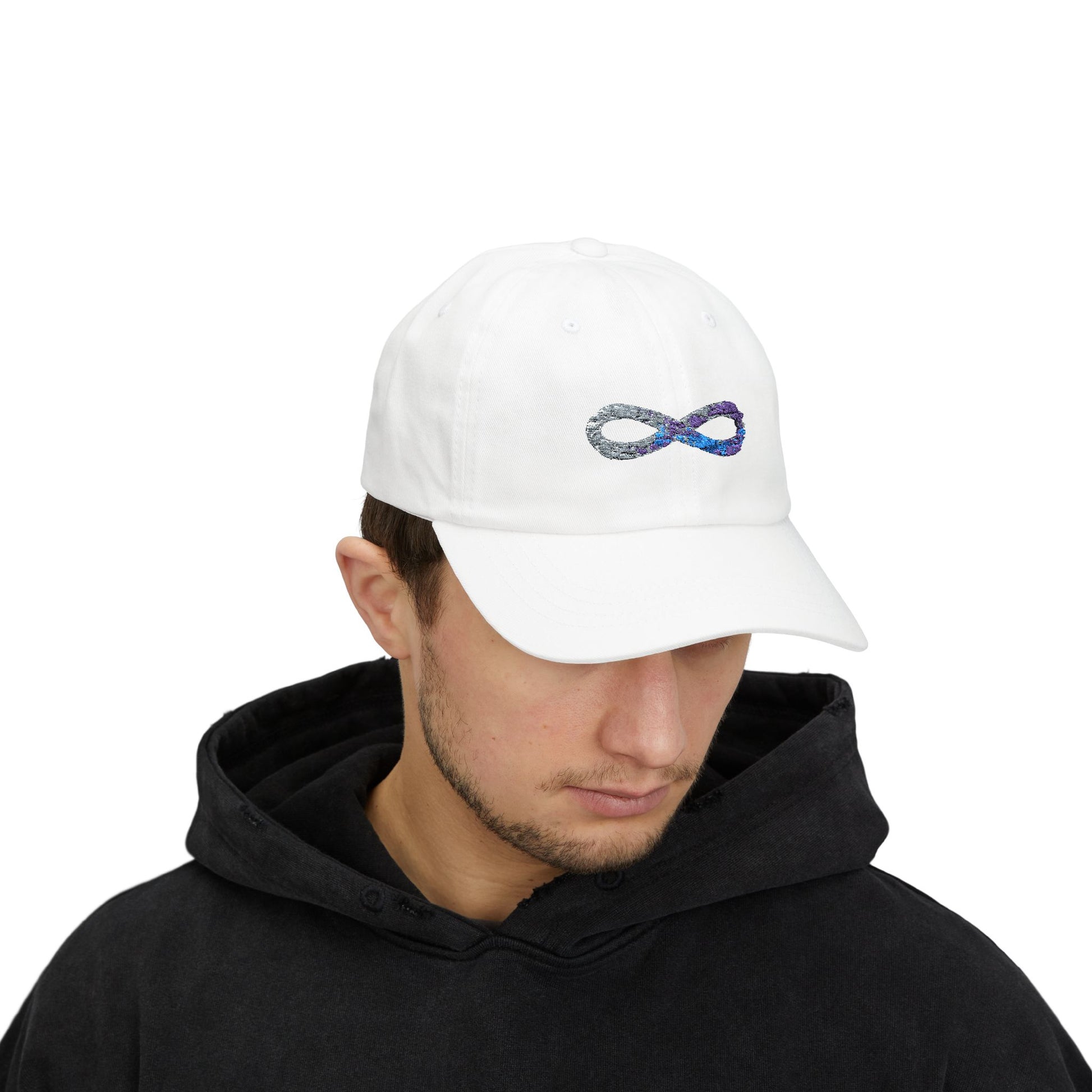 Cosmic Infinity Loop Classic dad cap Printify