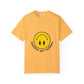 Yellow Smiley Unisex Garment-Dyed T-shirt - snazzymerch