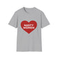 Nasty Women Heart - Unisex Softstyle T-shirt Printify