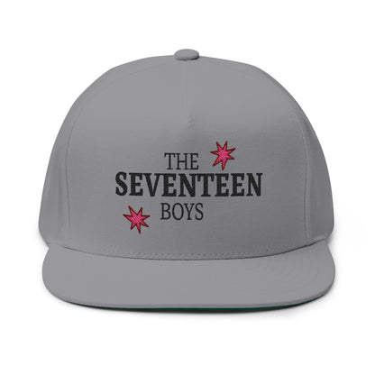 Starburst Seventeen Flat Bill Cap (Embroidery) - snazzymerch