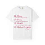 Beautiful Script Unisex Garment-Dyed T-shirt - snazzymerch